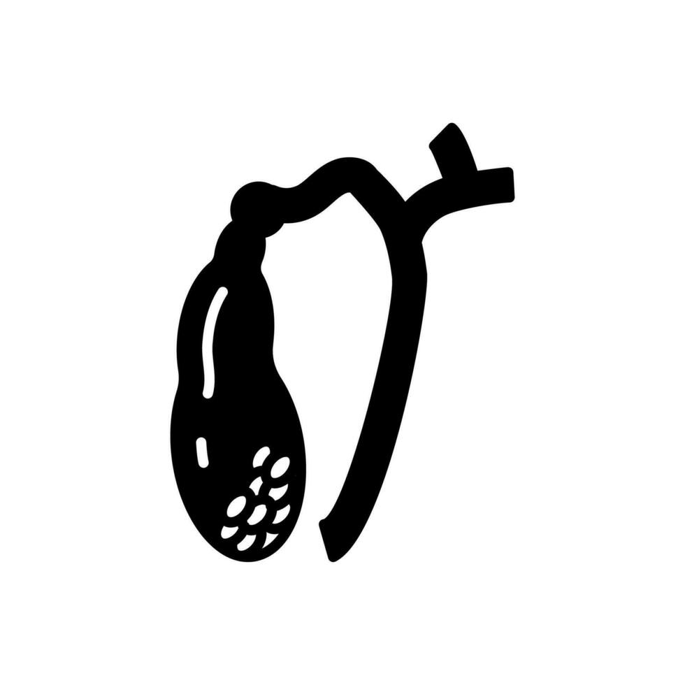 Gallbladder icon in vector. Illustration vector