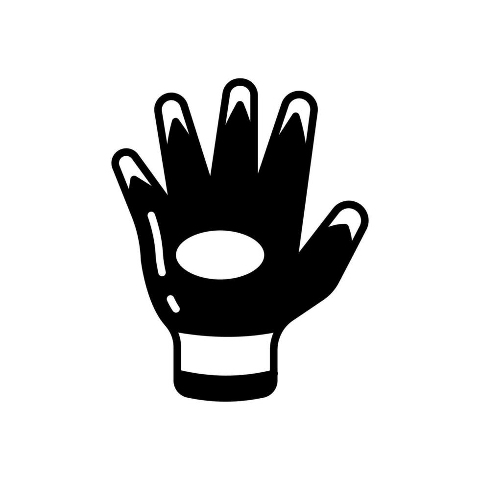 resistente guantes icono en vector. logotipo vector