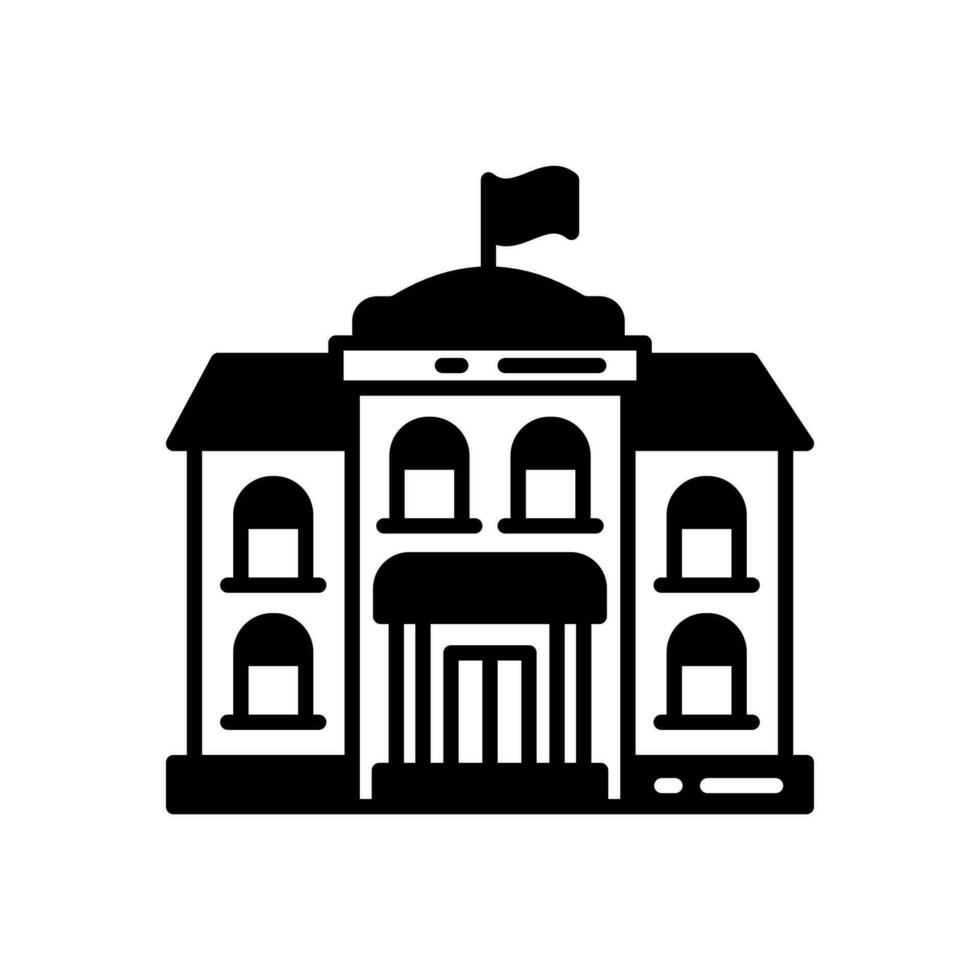 School icon in vector. Illustration vector