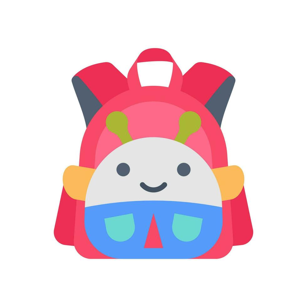 School Bag icon in vector. Illustration vector