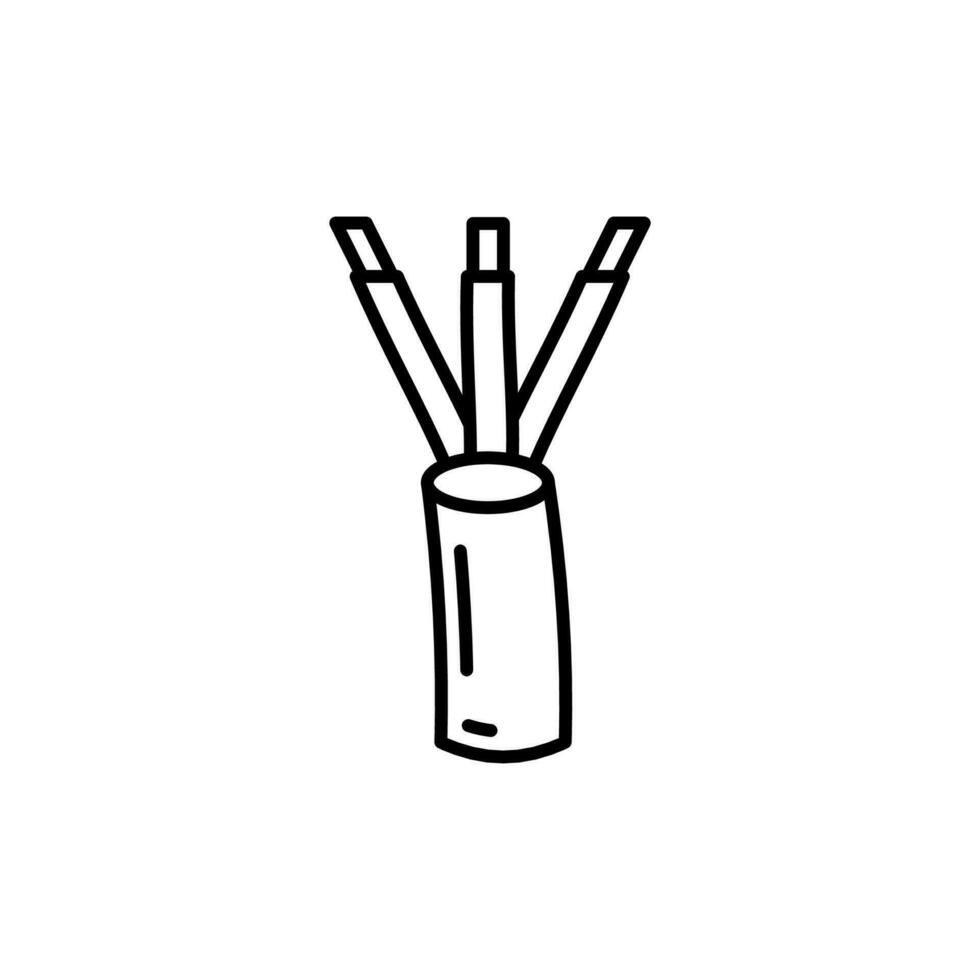 Electric Wire icon in vector. Logotype vector