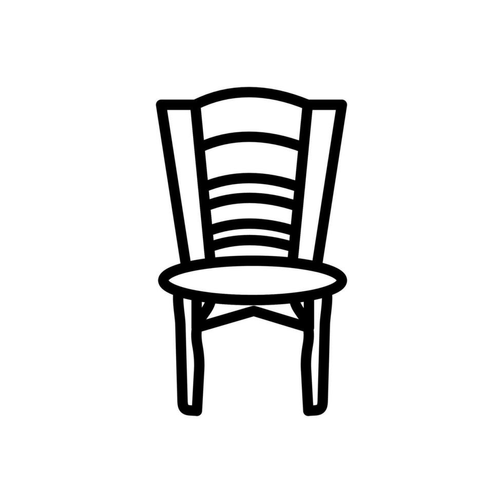 Dining Chair icon in vector. Logotype vector