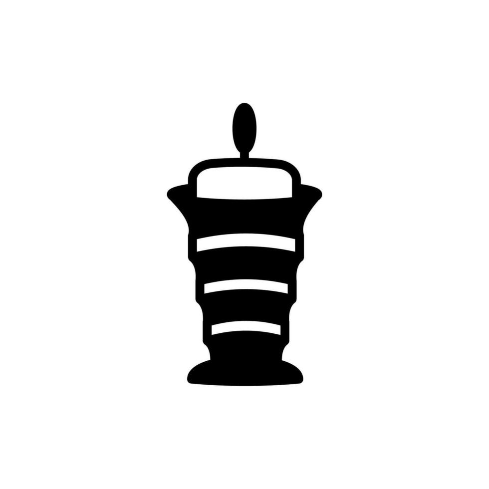 Candle Holder icon in vector. Logotype vector