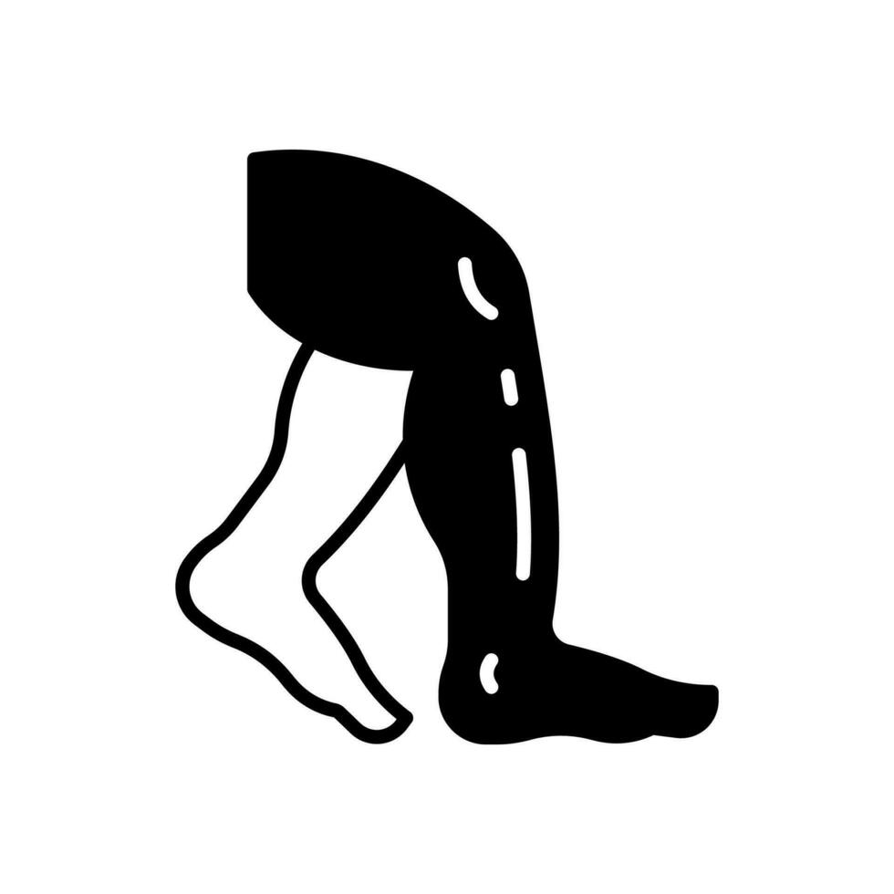 piernas icono en vector. ilustración vector