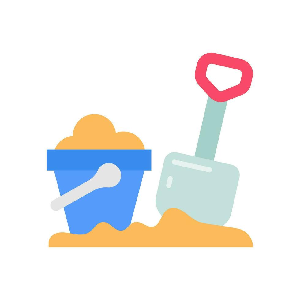 Sand Play icon in vector. Illustration vector