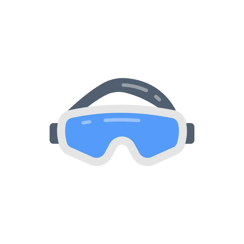 la seguridad gafas de protección icono en vector. logotipo vector