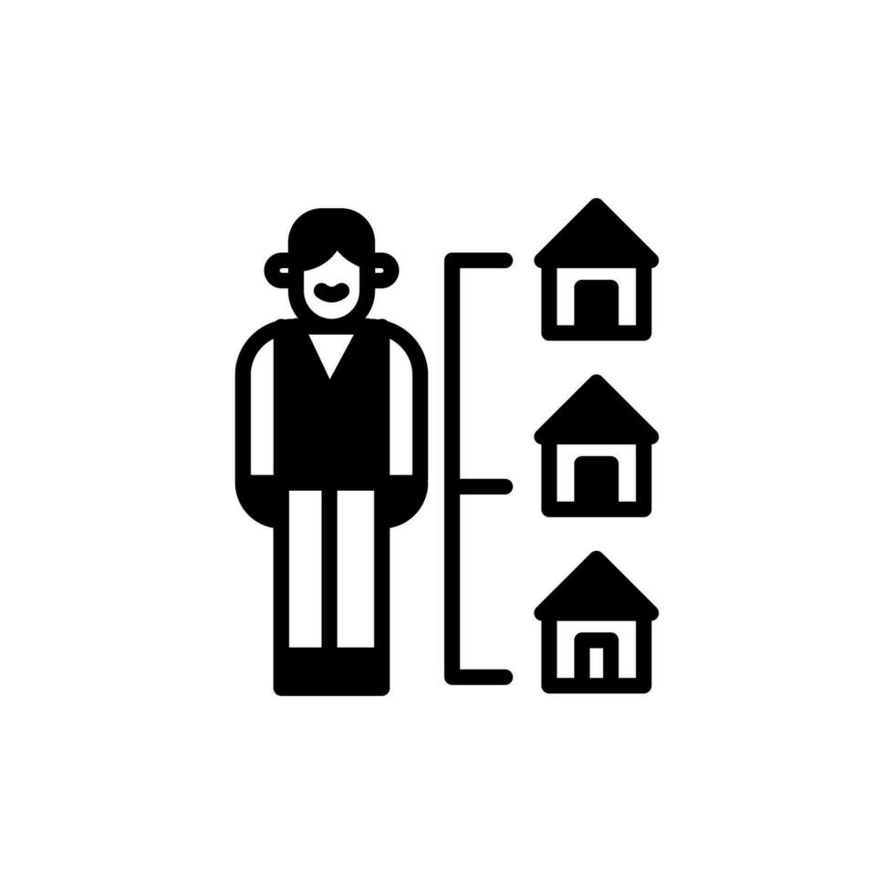 Landlord icon in vector. Illustration vector