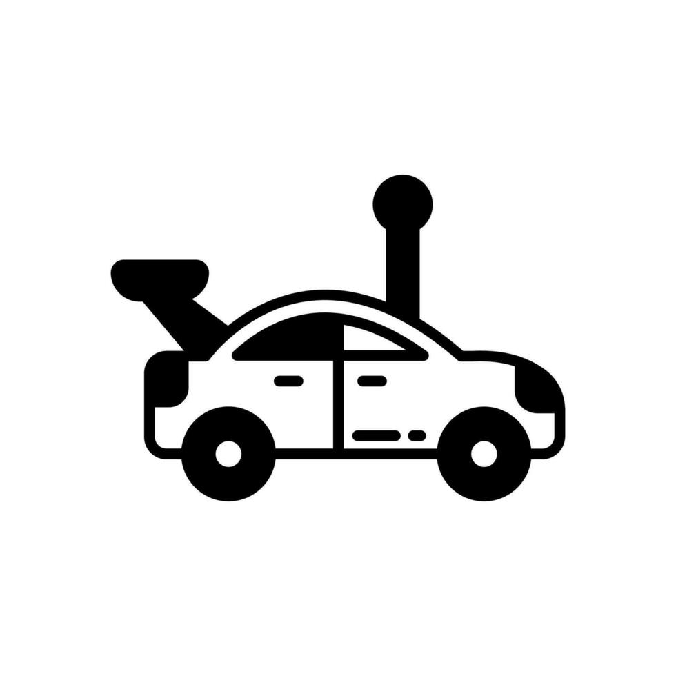 juguete coche icono en vector. ilustración vector