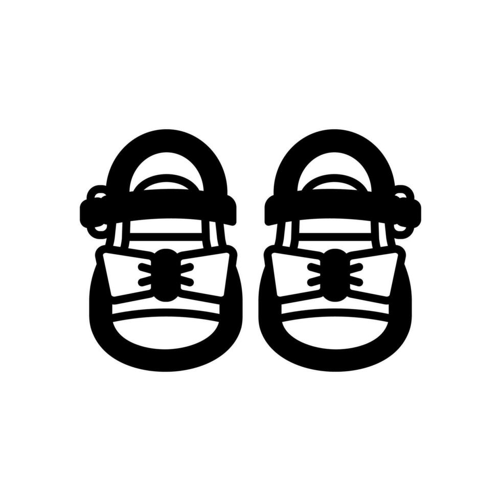 Sandals icon in vector. Illustration vector