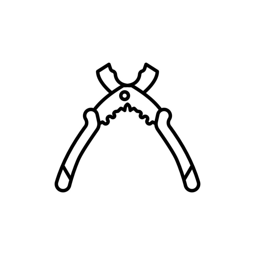 Wire Strippers icon in vector. Logotype vector