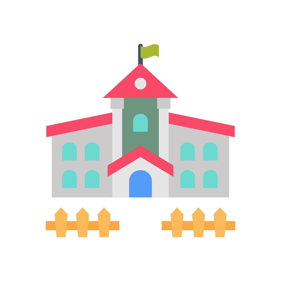 Kindergarten icon in vector. Illustration vector