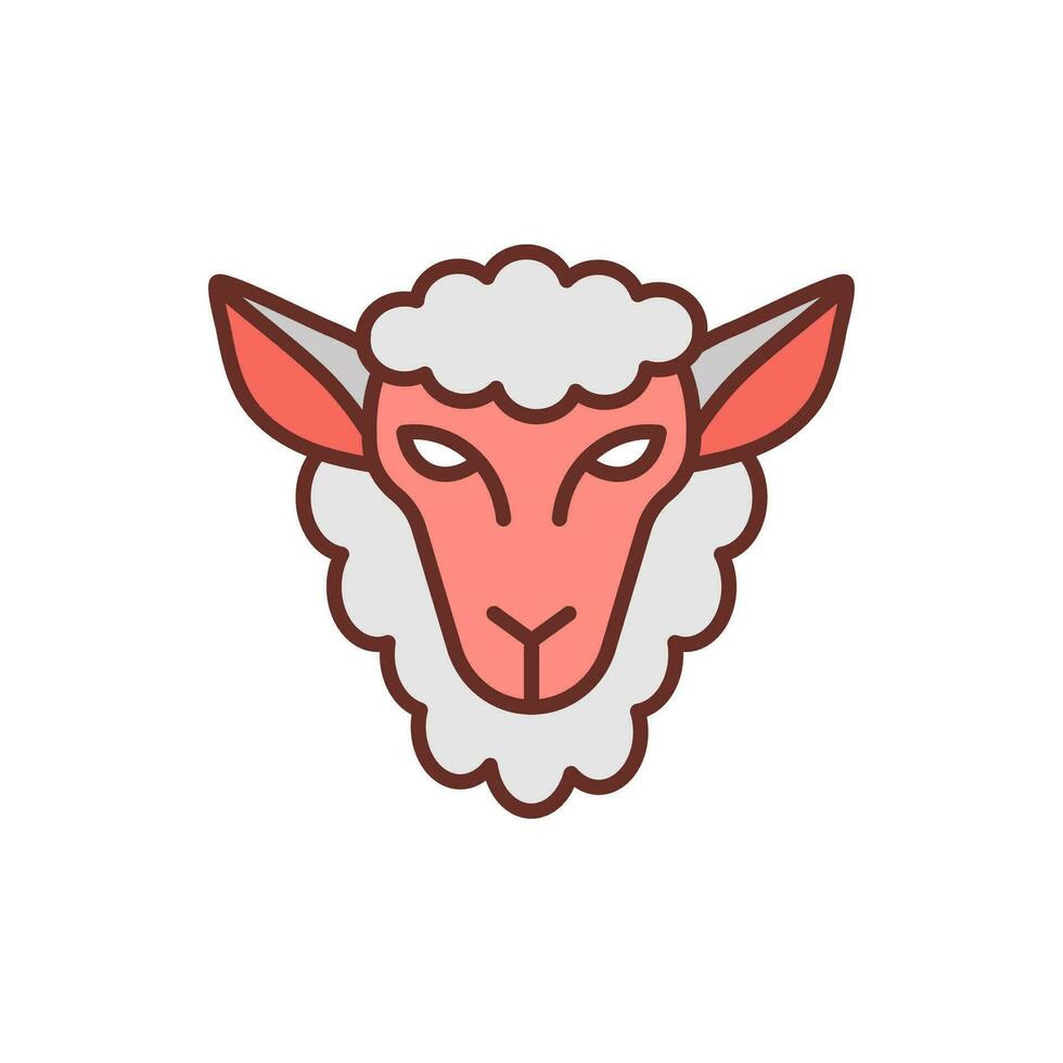 Lamb icon in vector. Illustration vector