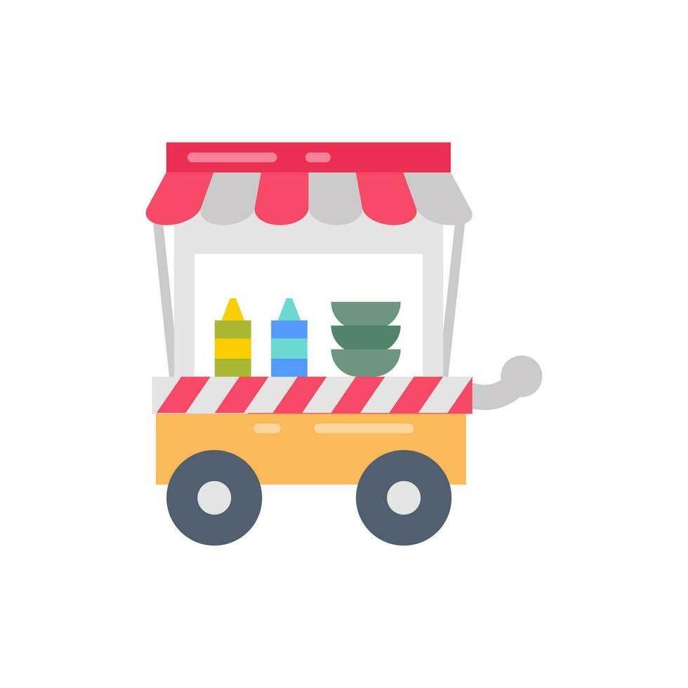 Food Stall icon in vector. Illustration vector