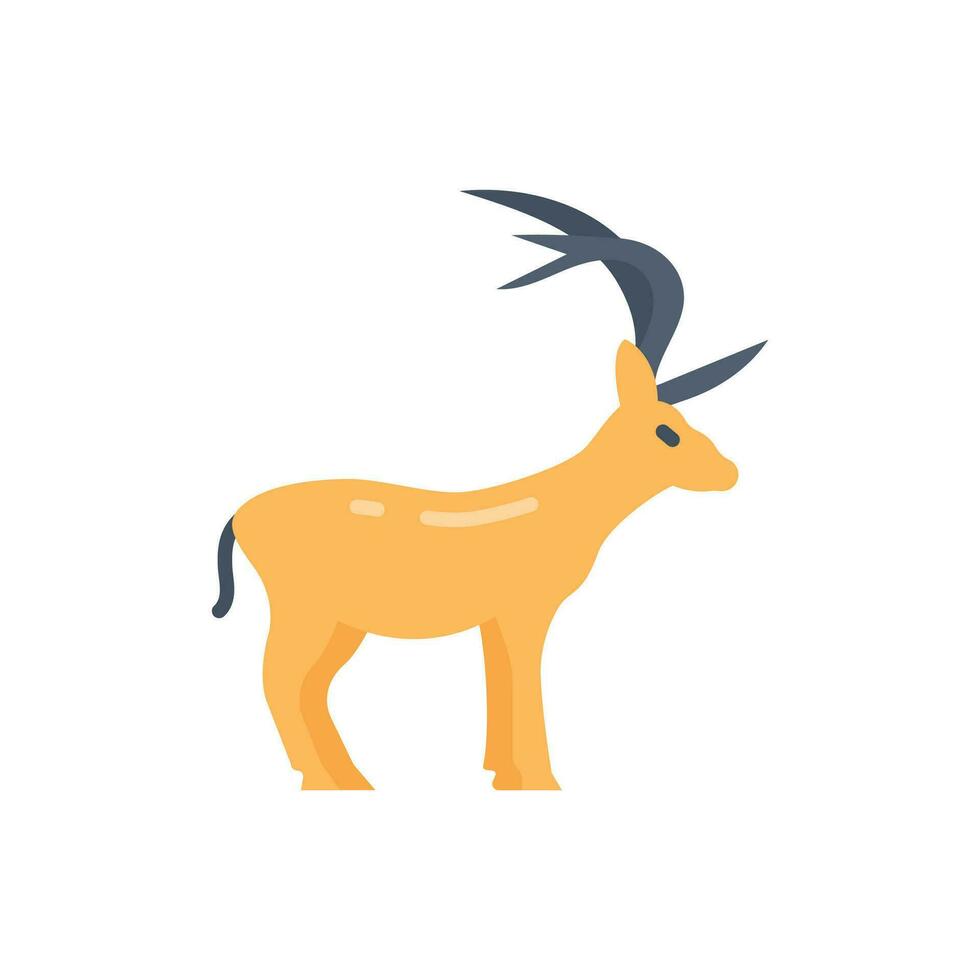 Deer icon in vector. Illustration vector