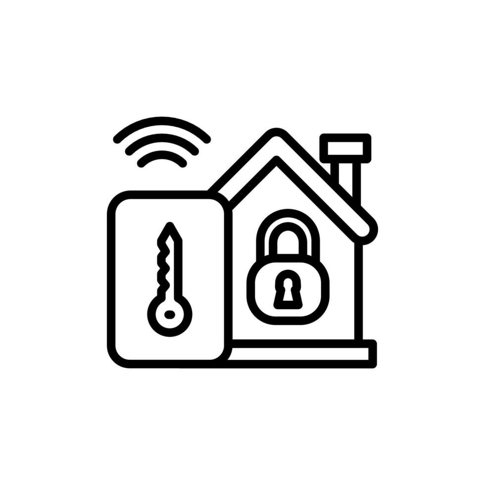 Home Security icon in vector. Illustration vector