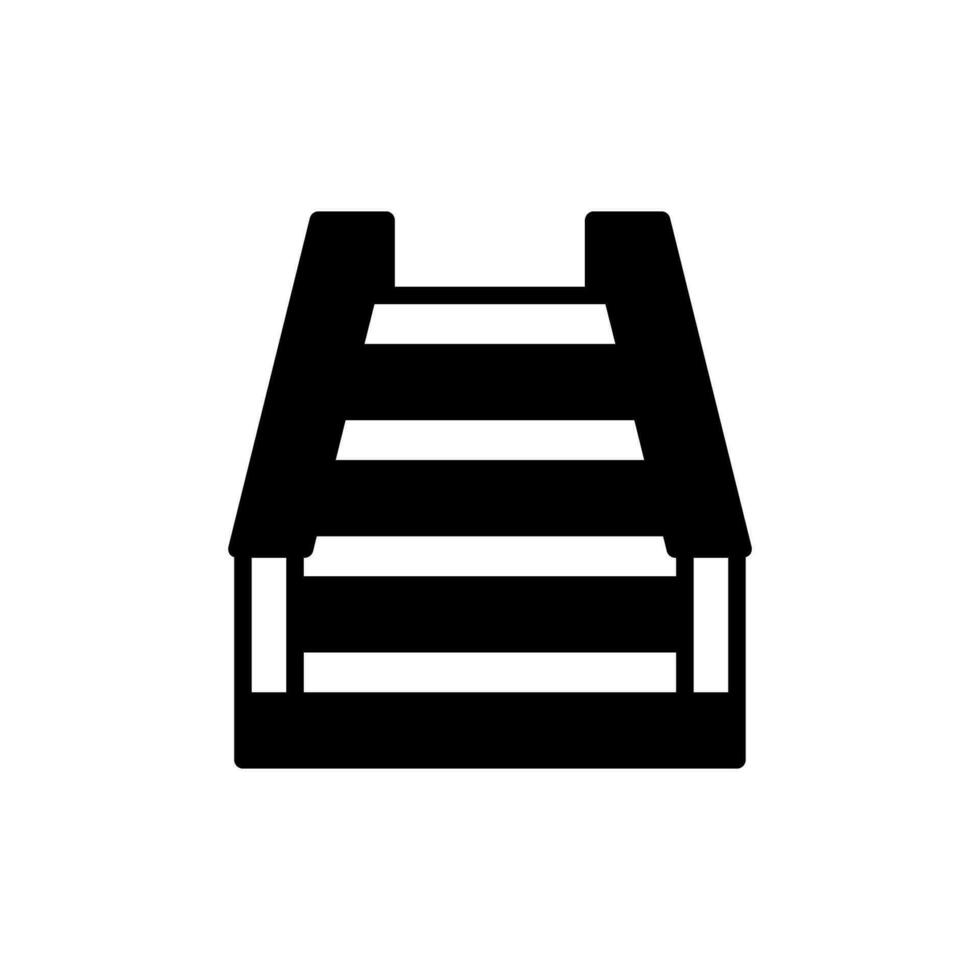 Staircase icon in vector. Logotype vector
