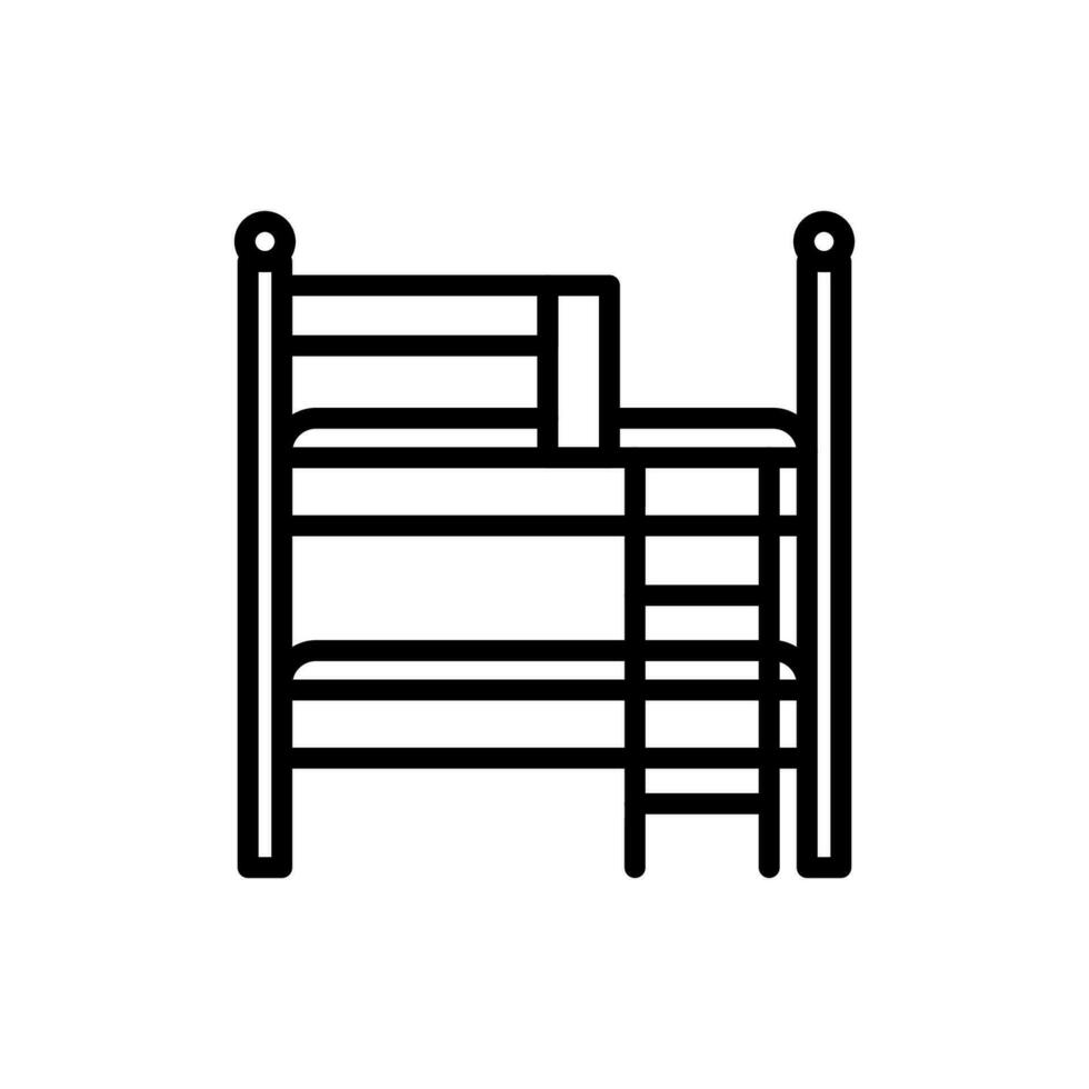 Blink Bed  icon in vector. Logotype vector