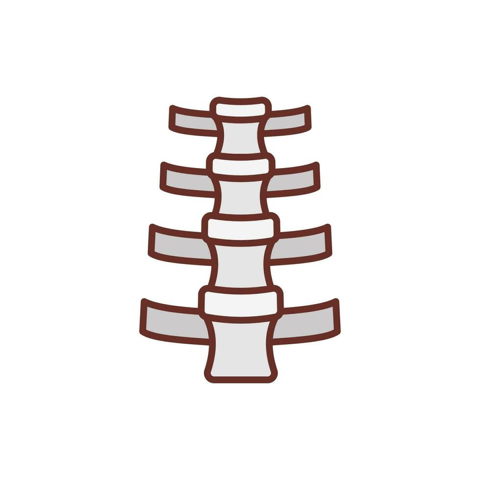 Spinal Cord icon in vector. Illustration vector