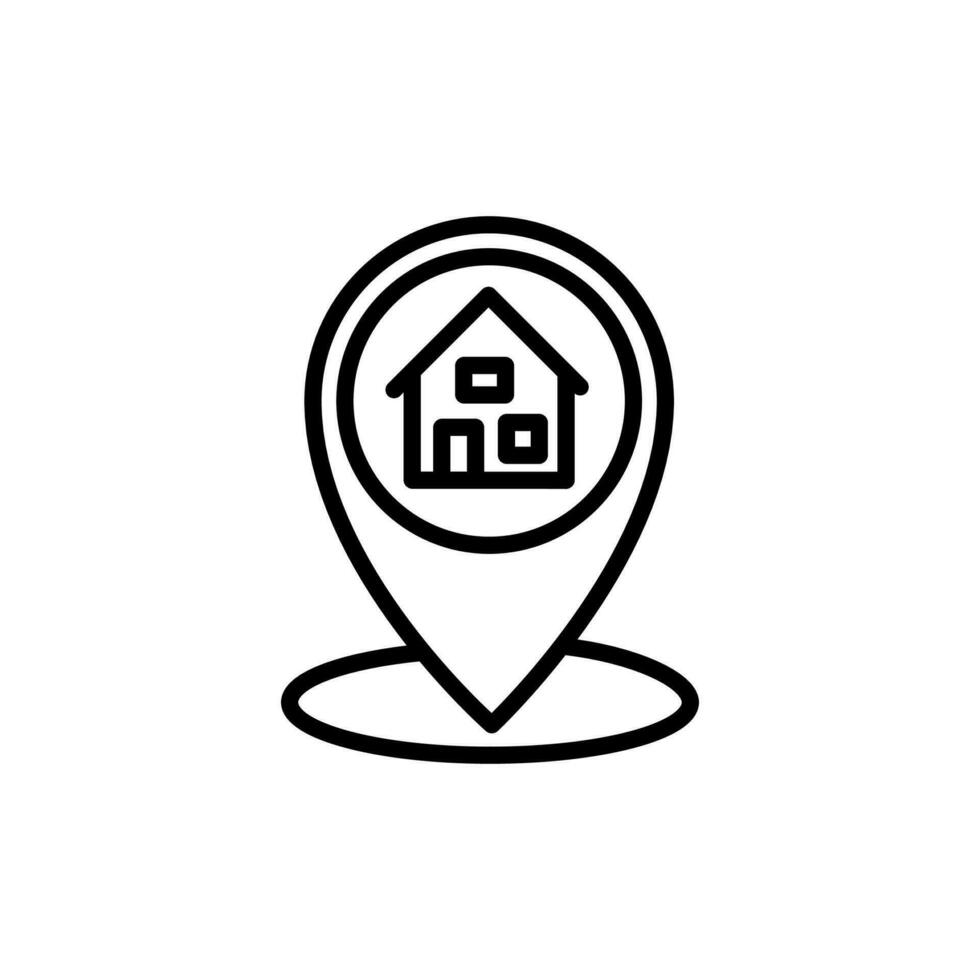 Location icon in vector. Illustration vector