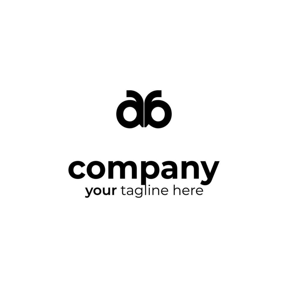 AA Letter Logo Design vector