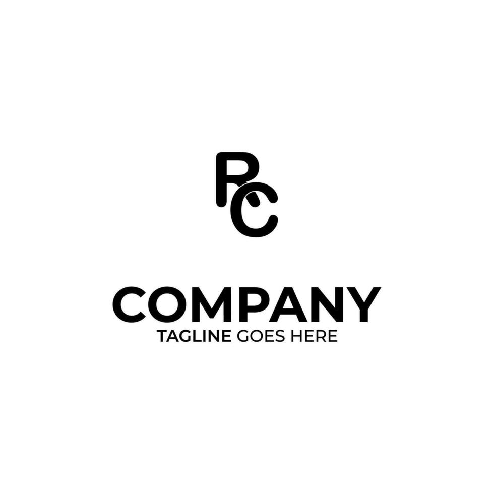 CR Letter Logo Design vector