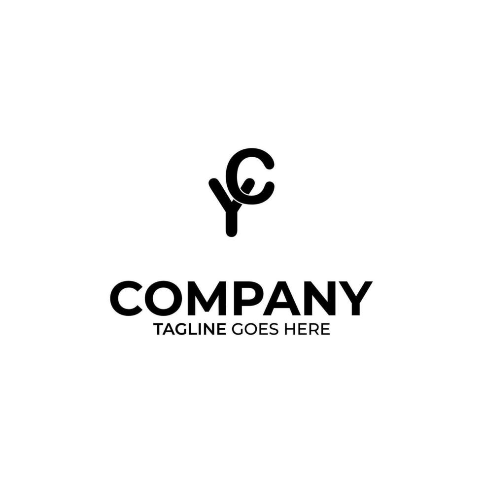 CY Letter Logo Design vector