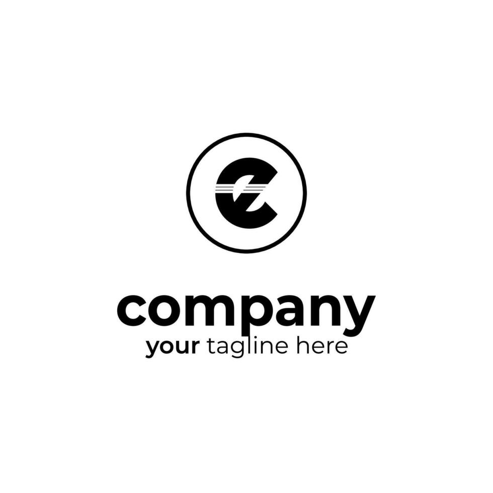 E Letter Logo Design vector