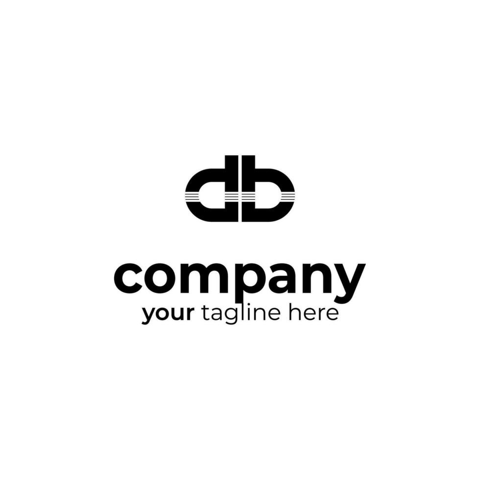DB Letter Logo Design vector