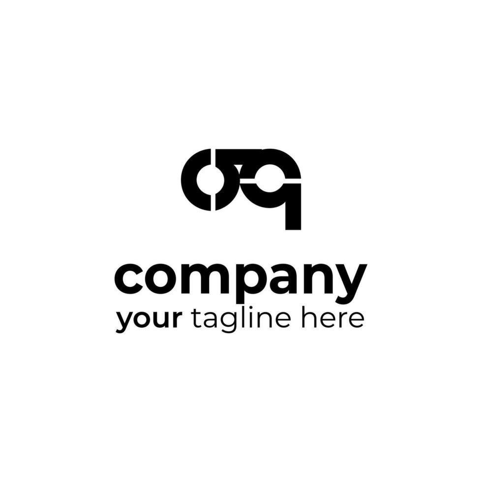 QQ Letter Logo Design vector