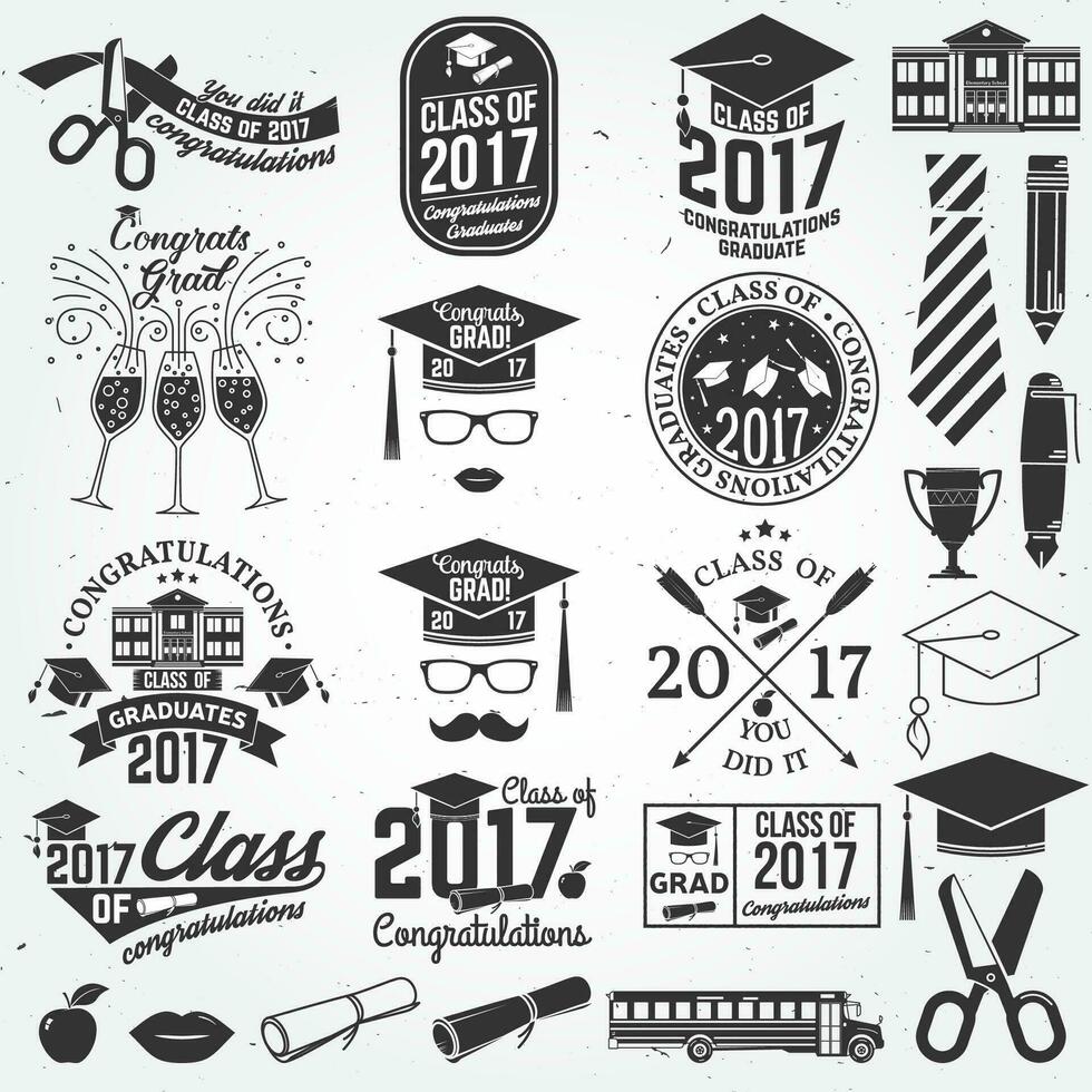 clase vectorial de la placa 2017. vector