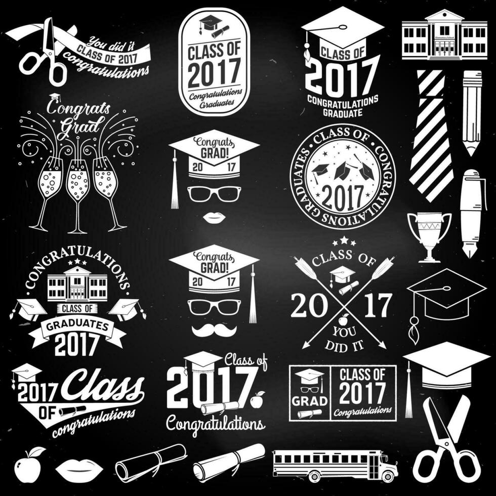 clase vectorial de la placa 2017. vector