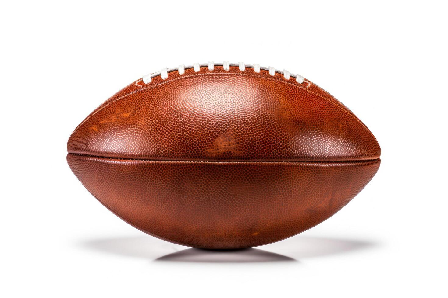 american football isolated on solid white background photo