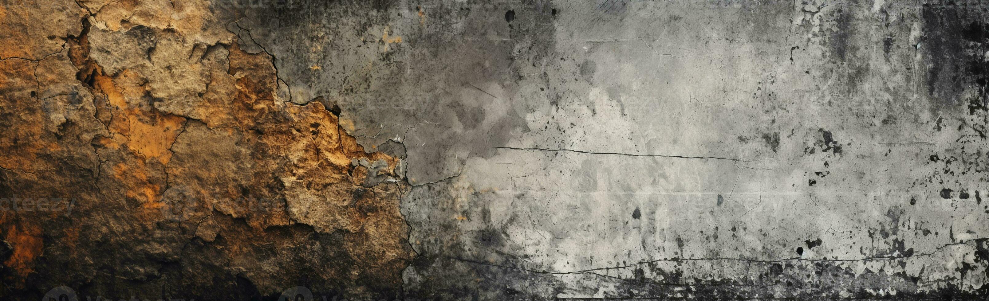 Urban Grunge Background - Gray Wall Texture with Rough Feel and Streetwise Atmosphere. Grunge wall texture background. Metropolis Grunge . Grunge hardness - abstract background with rough structure. photo