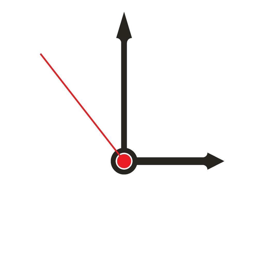 wall clock icon vector