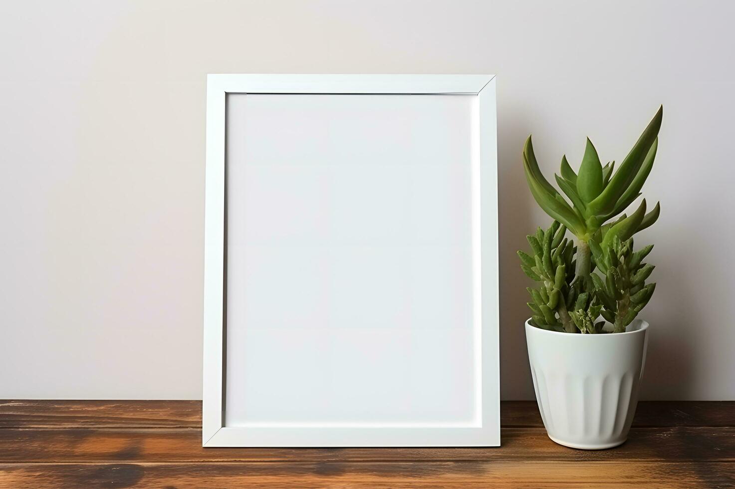 Blank photo frame for mockup