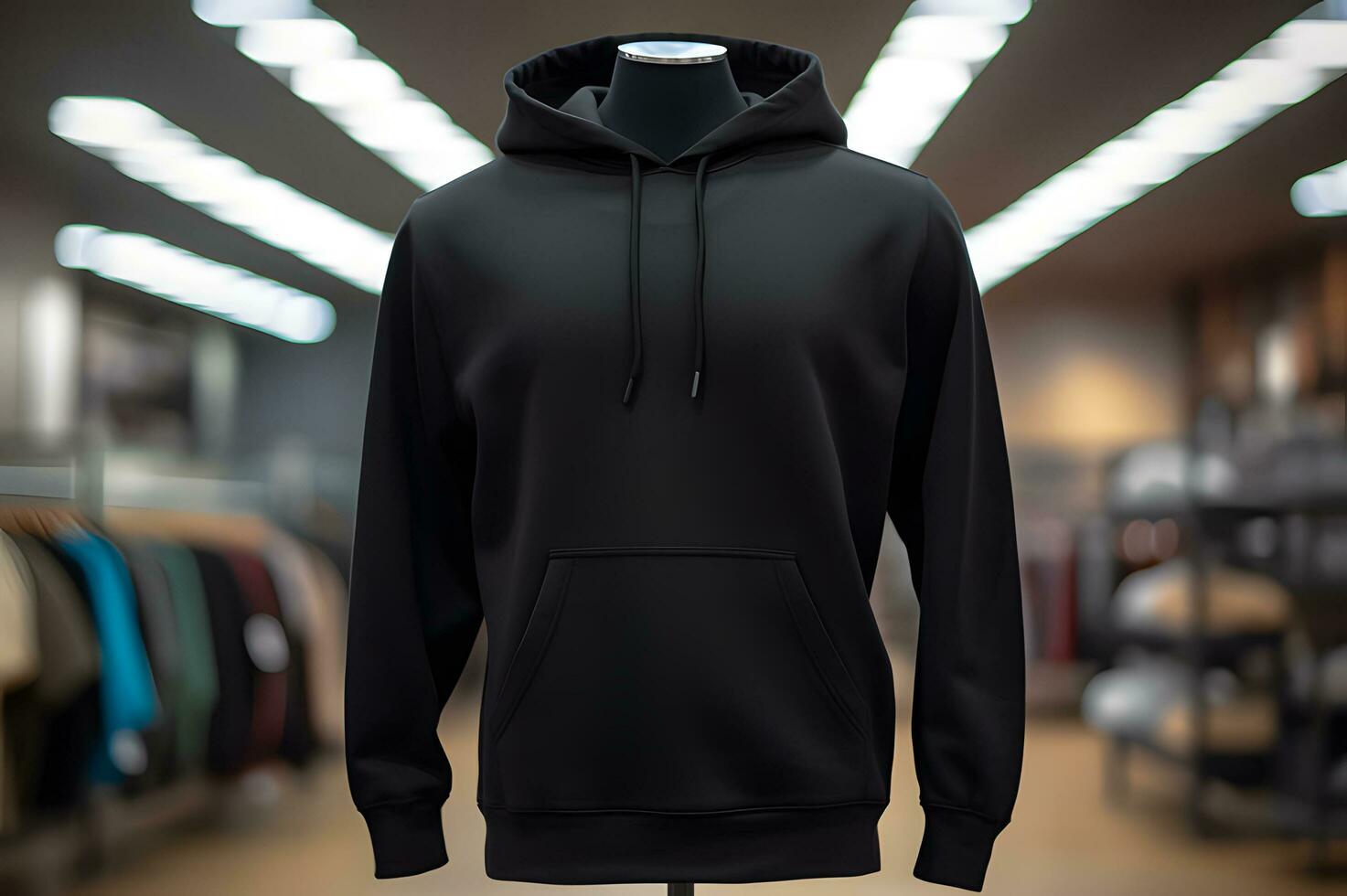 A blank hoodie for mockup photo