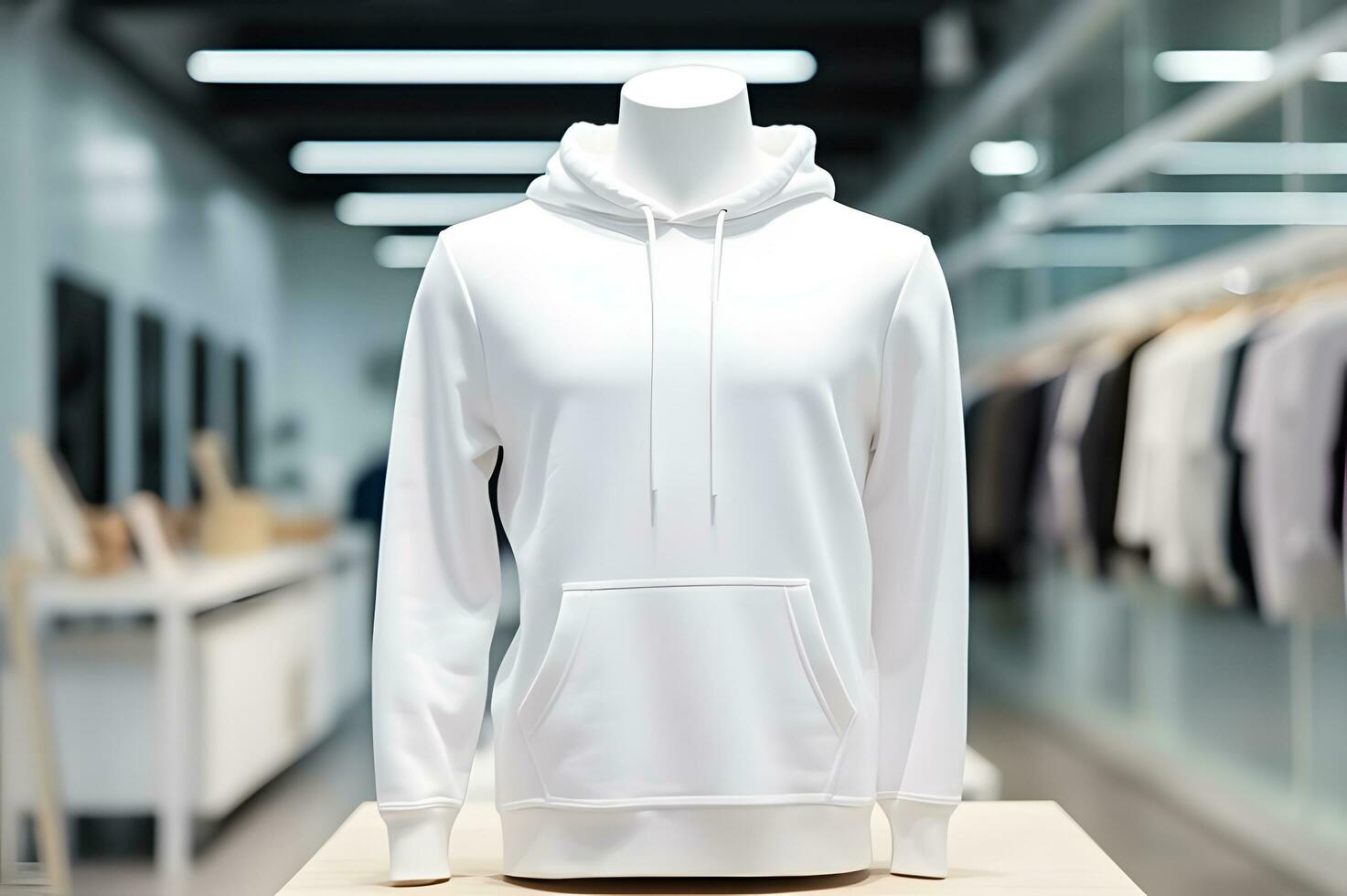 A blank hoodie for mockup photo