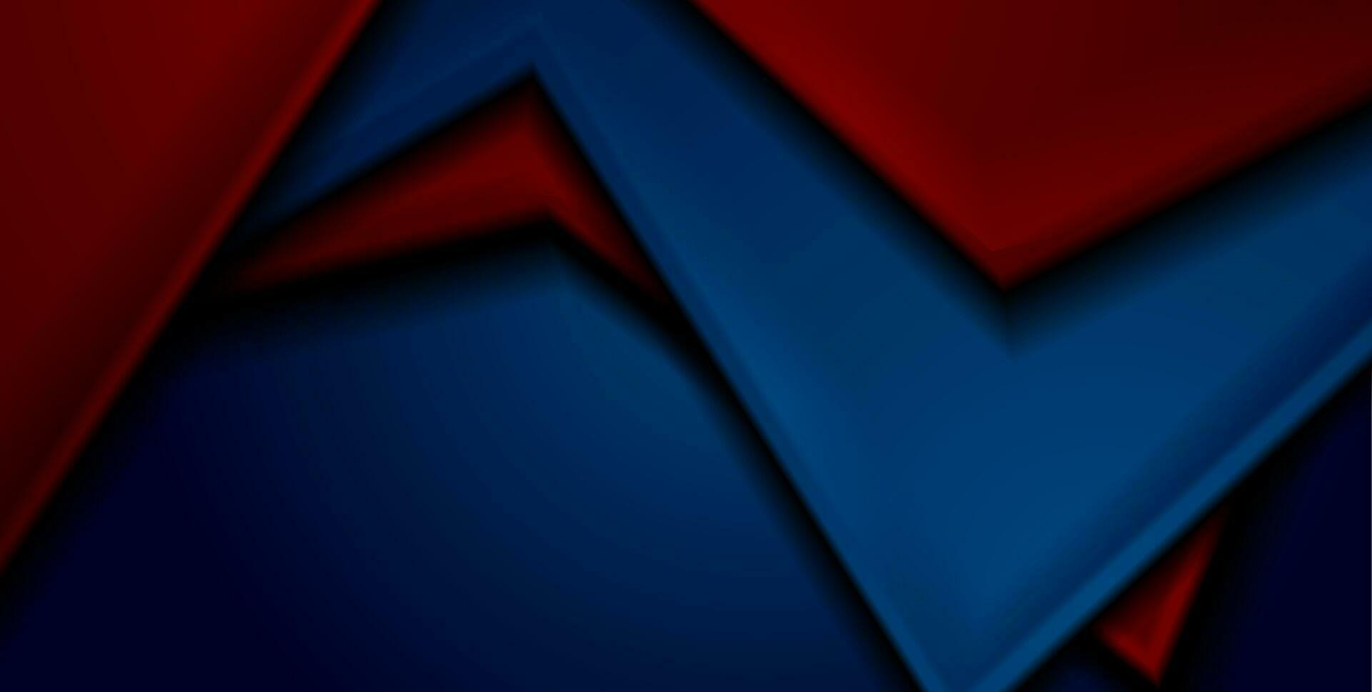 Dark blue and red corporate material abstract background vector