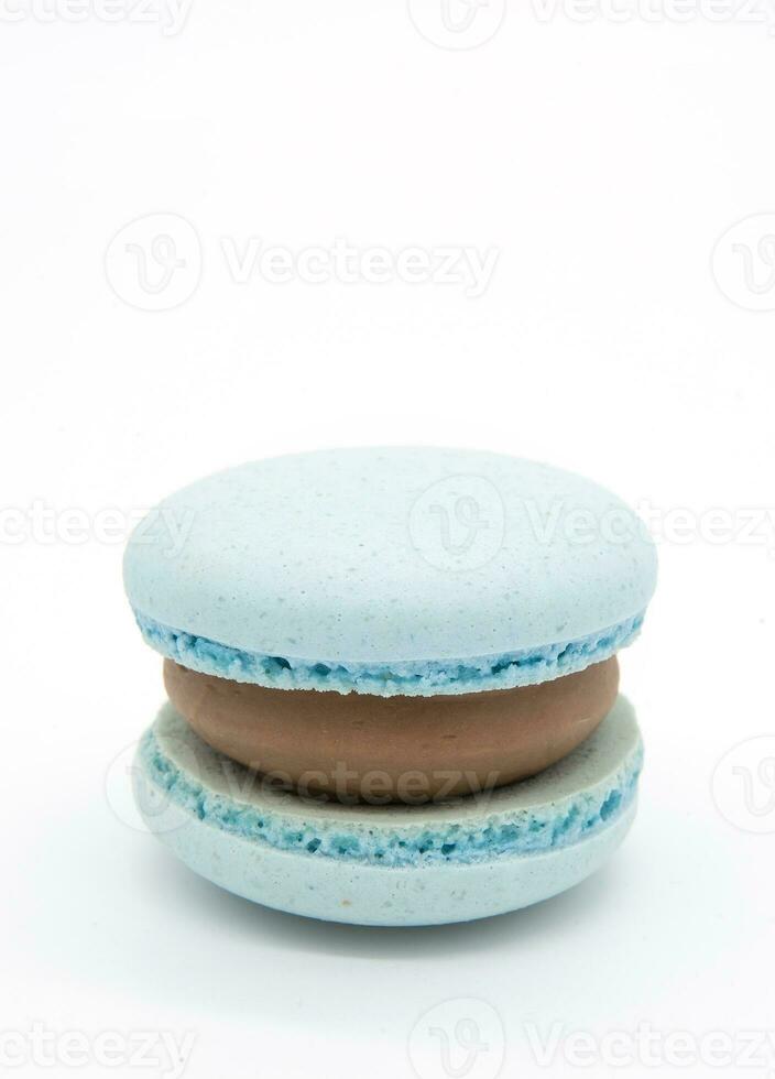 Macaroon on a light background. photo