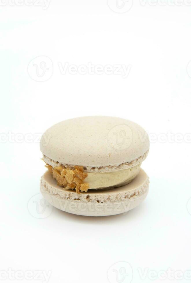 Macaroon on a light background. photo