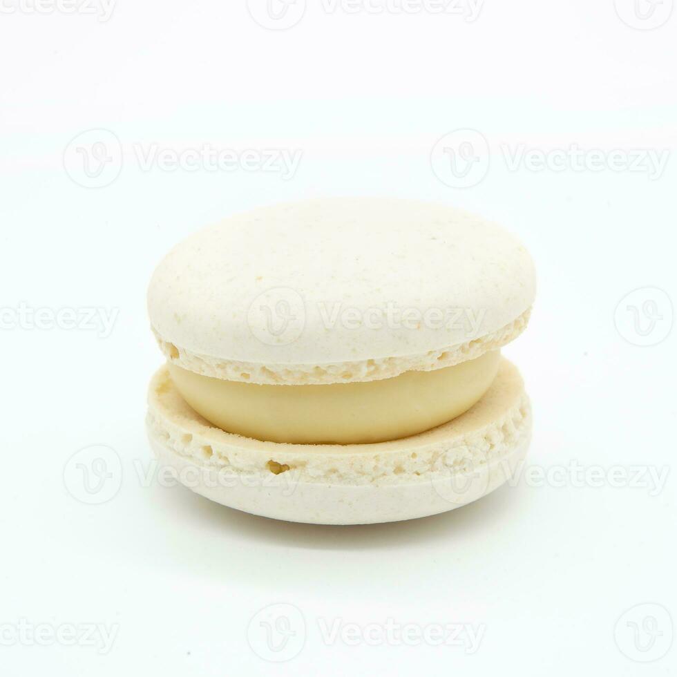 Macaroon on a light background. photo