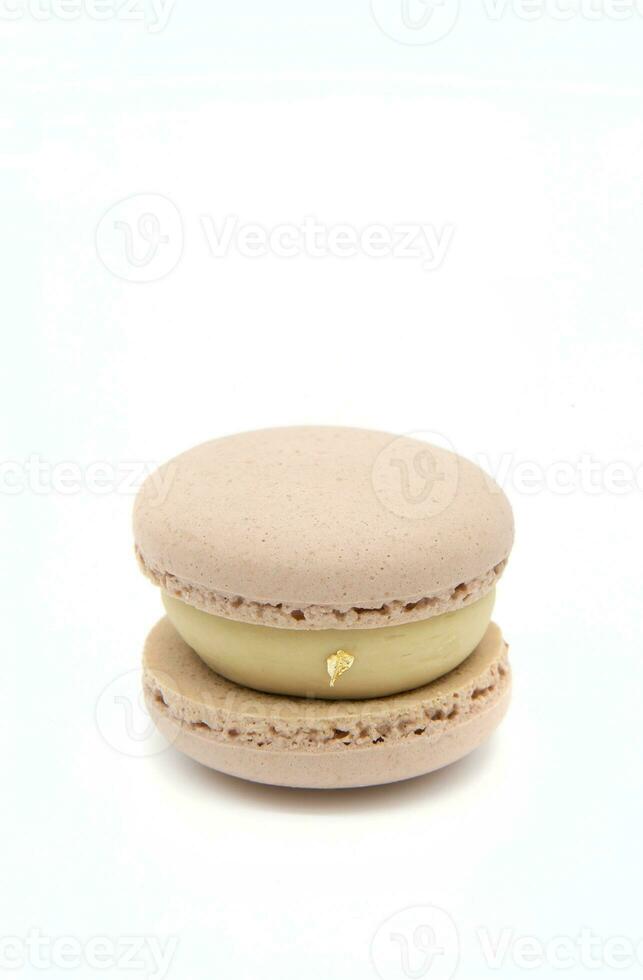 Macaroon on a light background. photo