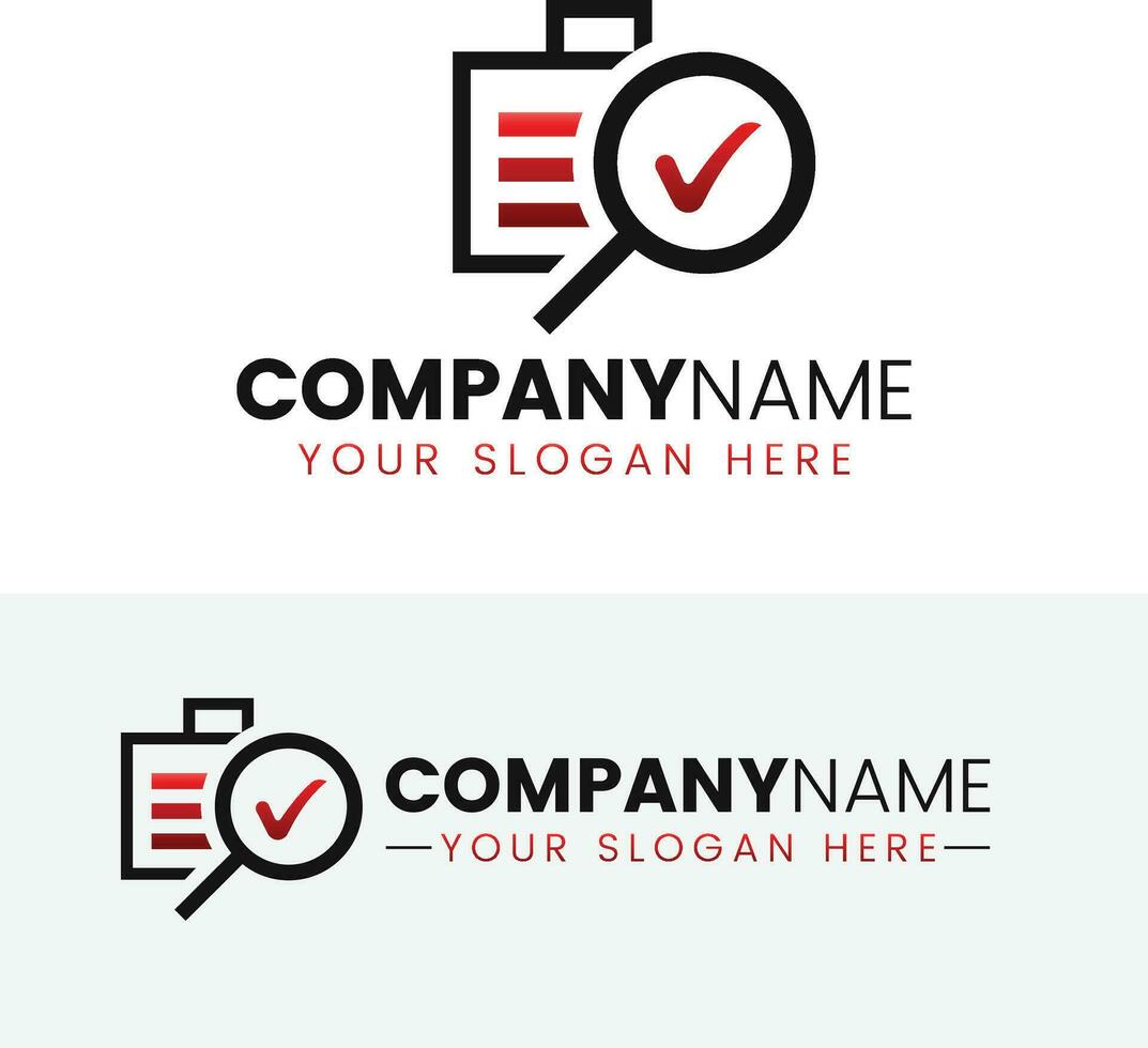 Paper document logo design template vector