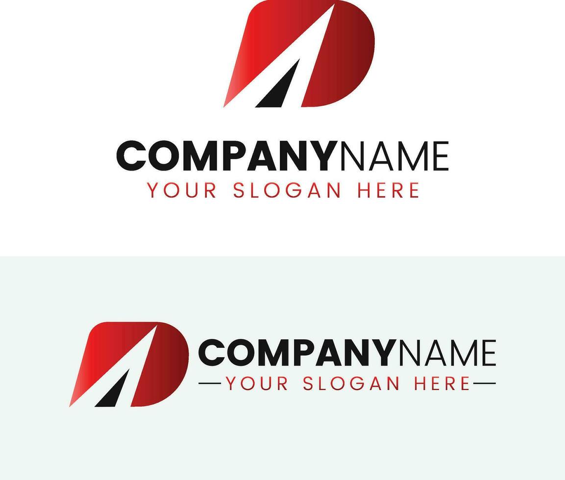 creativo da letra logo diseño vector