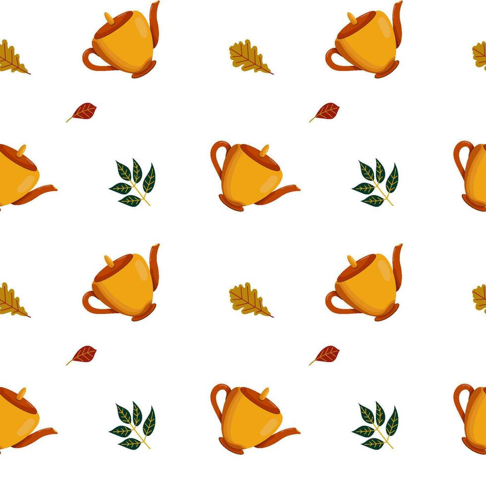 fall-pattern-teapot-leaves-drink-27545988-vector-art-at-vecteezy