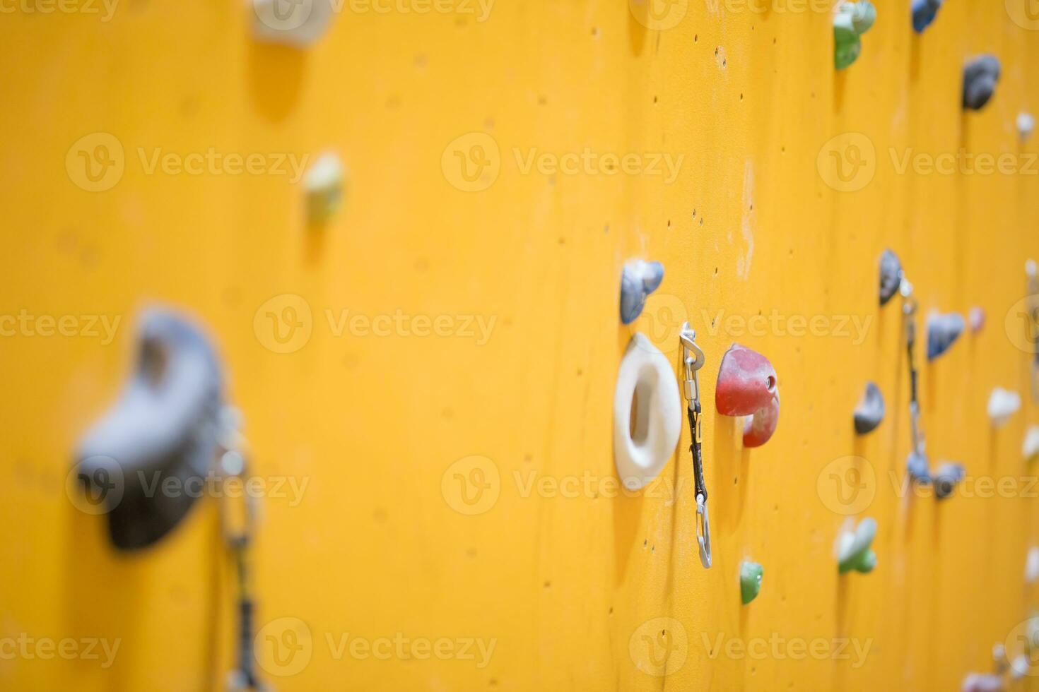 Climbing Wall. Climbing wall with colorful rocks photo