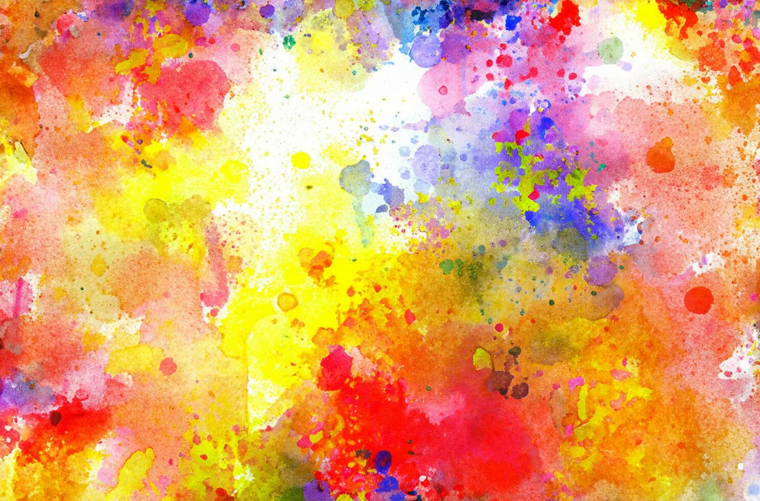 Abstract colorful watercolor background photo
