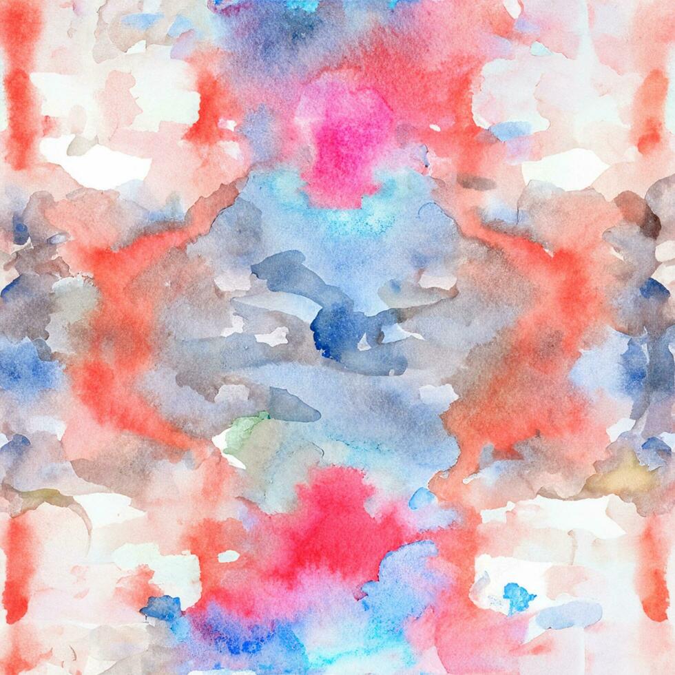 Abstract colorful watercolor for background photo