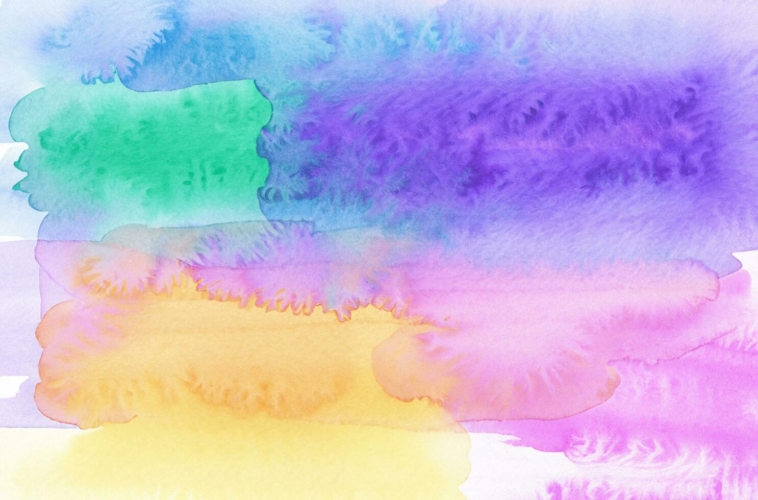 Abstract colorful watercolor for background photo