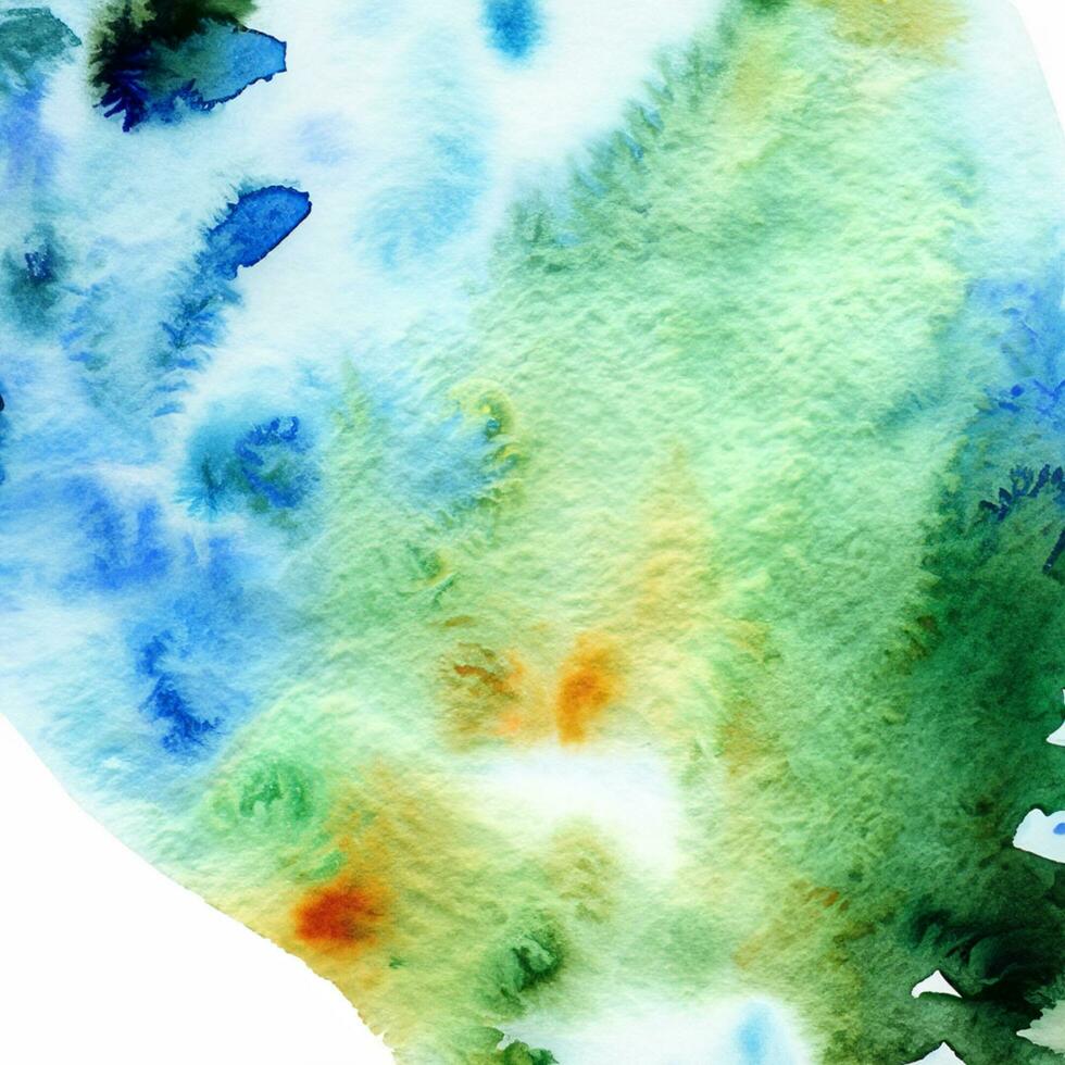 Abstract colorful watercolor for background photo